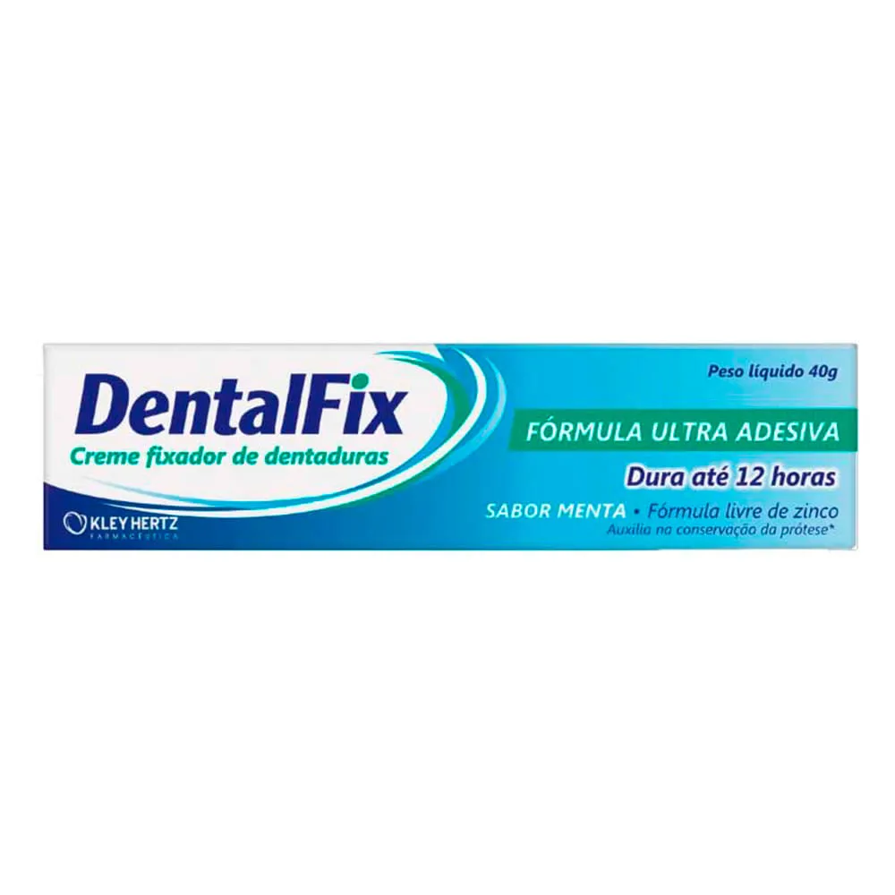 Creme Fixador De Dentadura Dentalfix Menta 40g