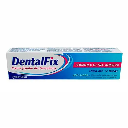Creme Fixador De Dentadura Dentalfix Sem Sabor 20g