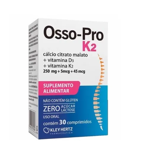osso-pro k2 caixa com 30 comprimidos