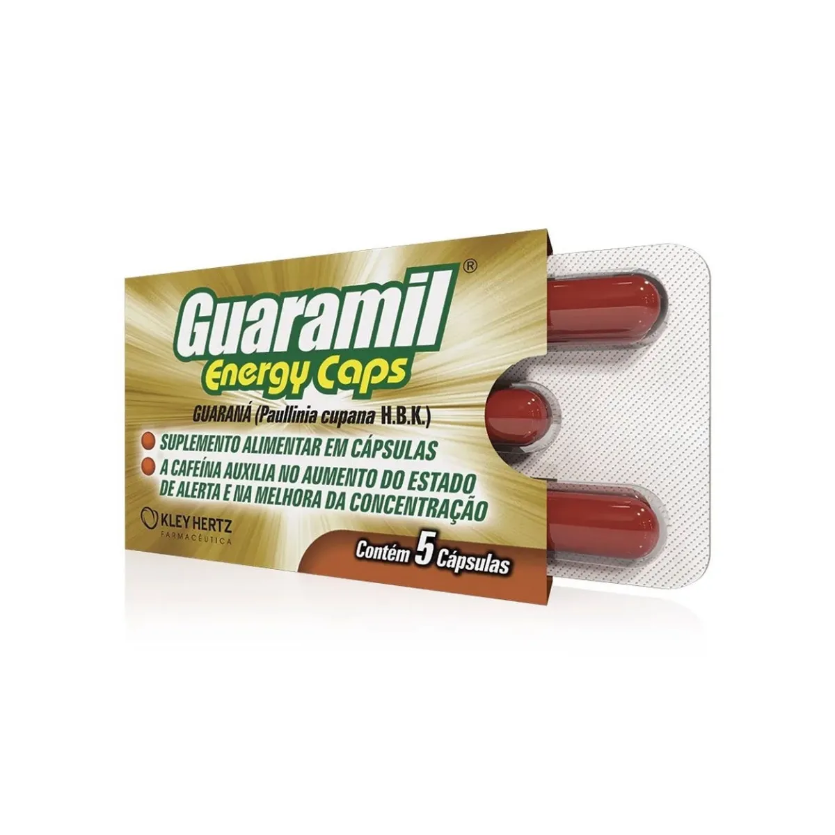 guaramil energy capsulas de energético com cafeína