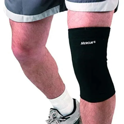 Joelheira Elástica Mercur P Preta 1 Unidade