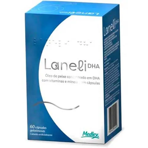 Suplemento Vitamínico Laneli Dha 60 Cápsulas