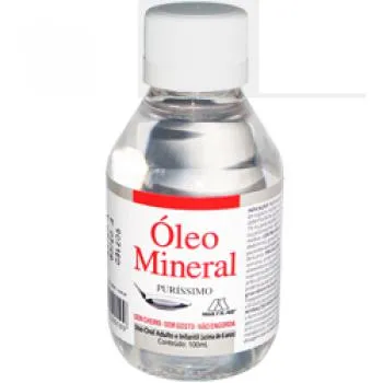 oleo mineral com 100ml