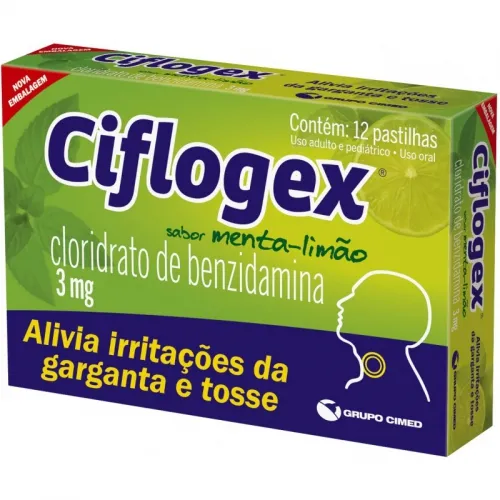 ciflogex 12cpds menta-limao