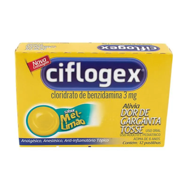 ciflogex 12cpds mel-limao