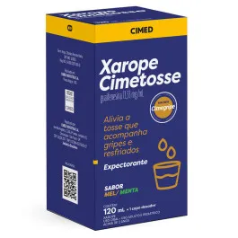 Cimetosse 13,33mg/ml - Xarope Sabor Mel com 120ml