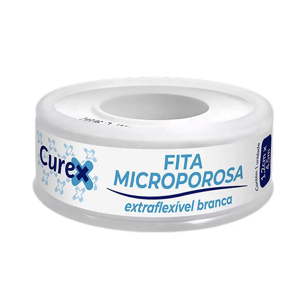 Fita Microporosa Curex Branca 1,2cmx4,5m