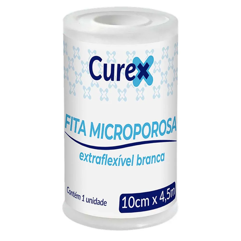Fita Microporosa Curex Branca 10cmx4,5m