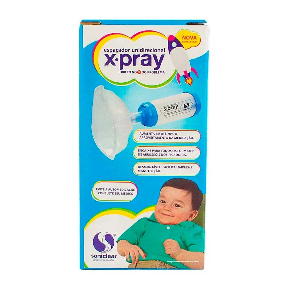 Espaçador Unidirecional Infantil Soniclear X-pray Azul 1 Unidade