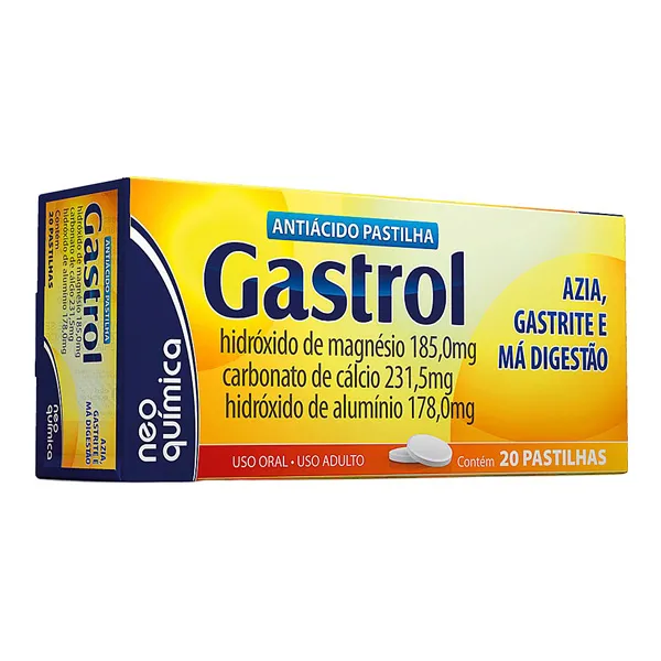 gastrol pastilhas 20cpds