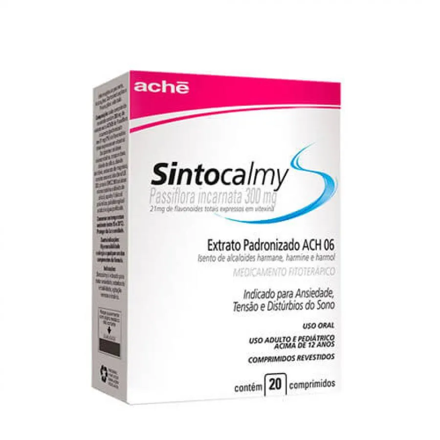 sintocalmy 300mg com 20 comprimidos