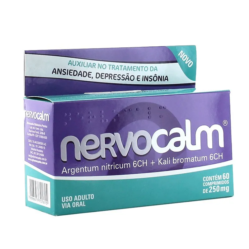 nervocalm 250mg 60 comprimidos