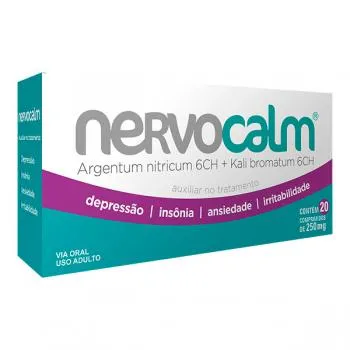 nervocalm 250mg 20 comprimidos