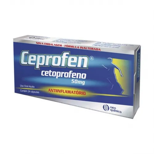 ceprofen 50mg com 24 capsulas