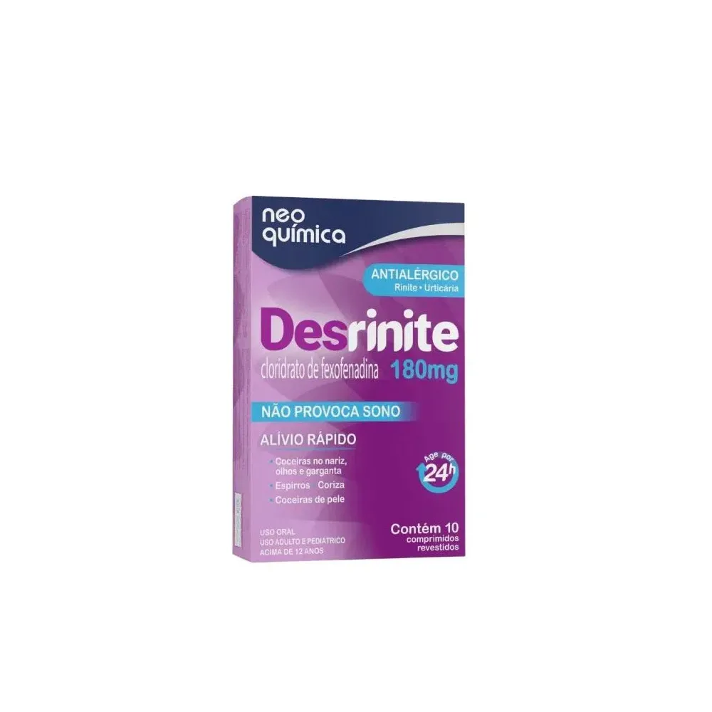 desrinite 180mg 10cpds