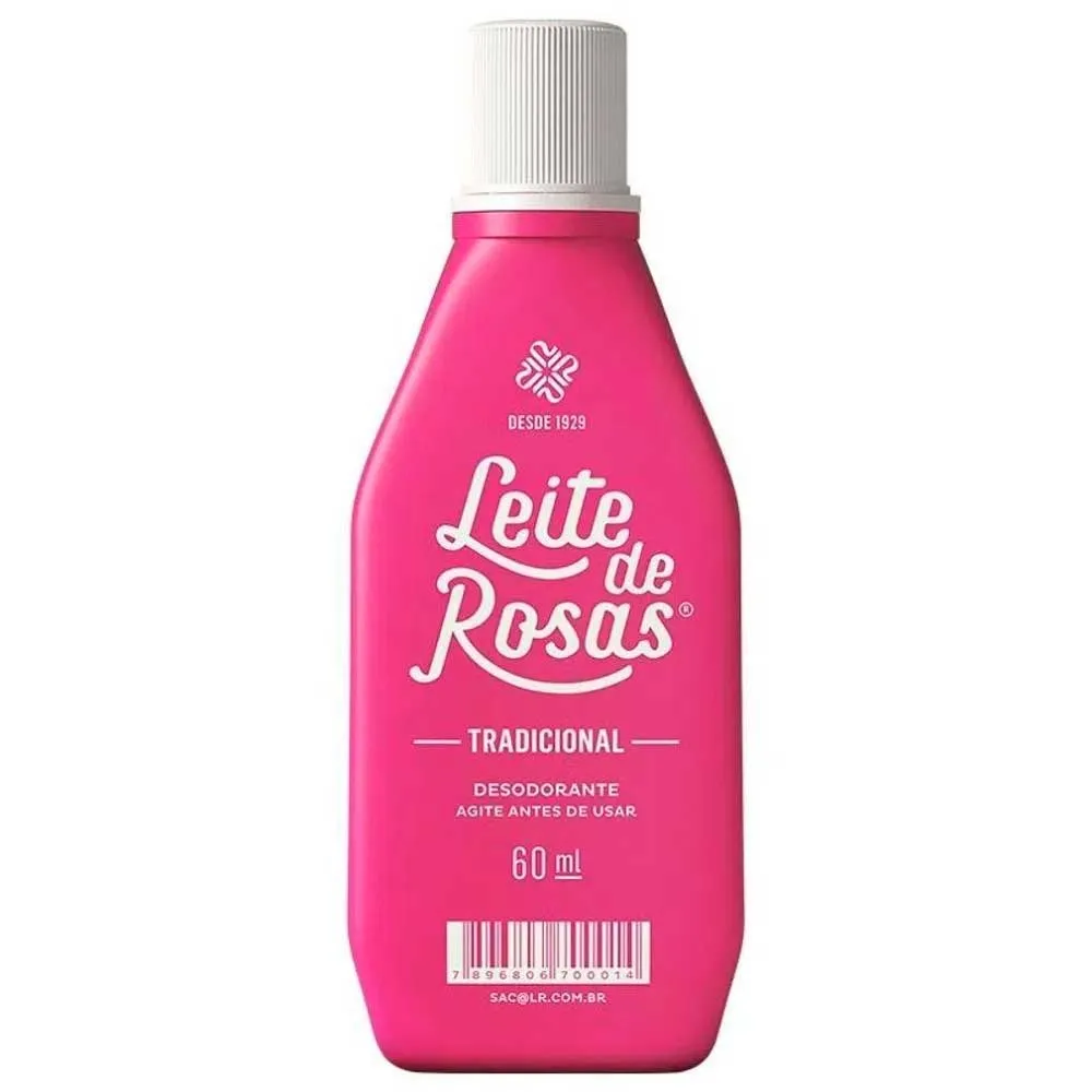 Loção Desodorante Leite De Rosas 60ml