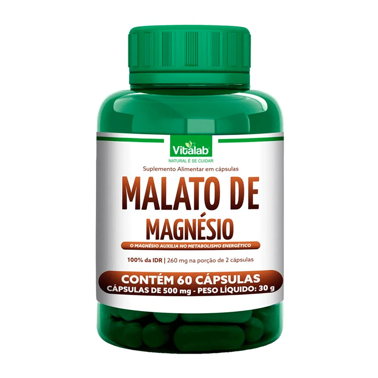 Magnésio Dimalato 60 Cápsulas