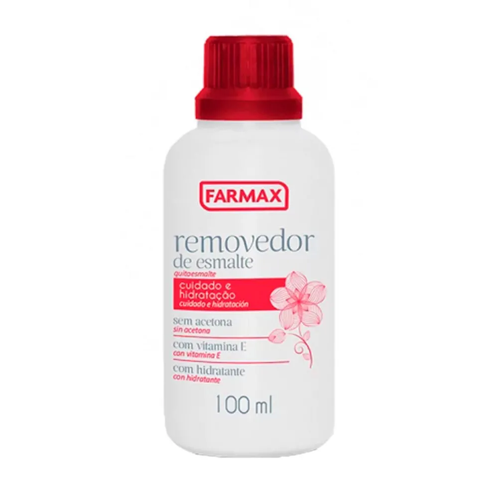 Removedor De Esmalte Farmax Sem Acetona 100ml