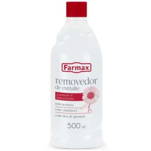 Removedor De Esmalte Sem Acetona Farmax 500ml