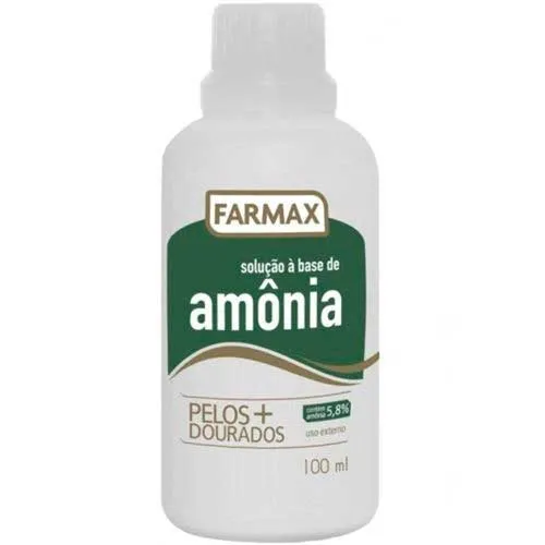 Solução A Base De Amônia Farmax 100ml