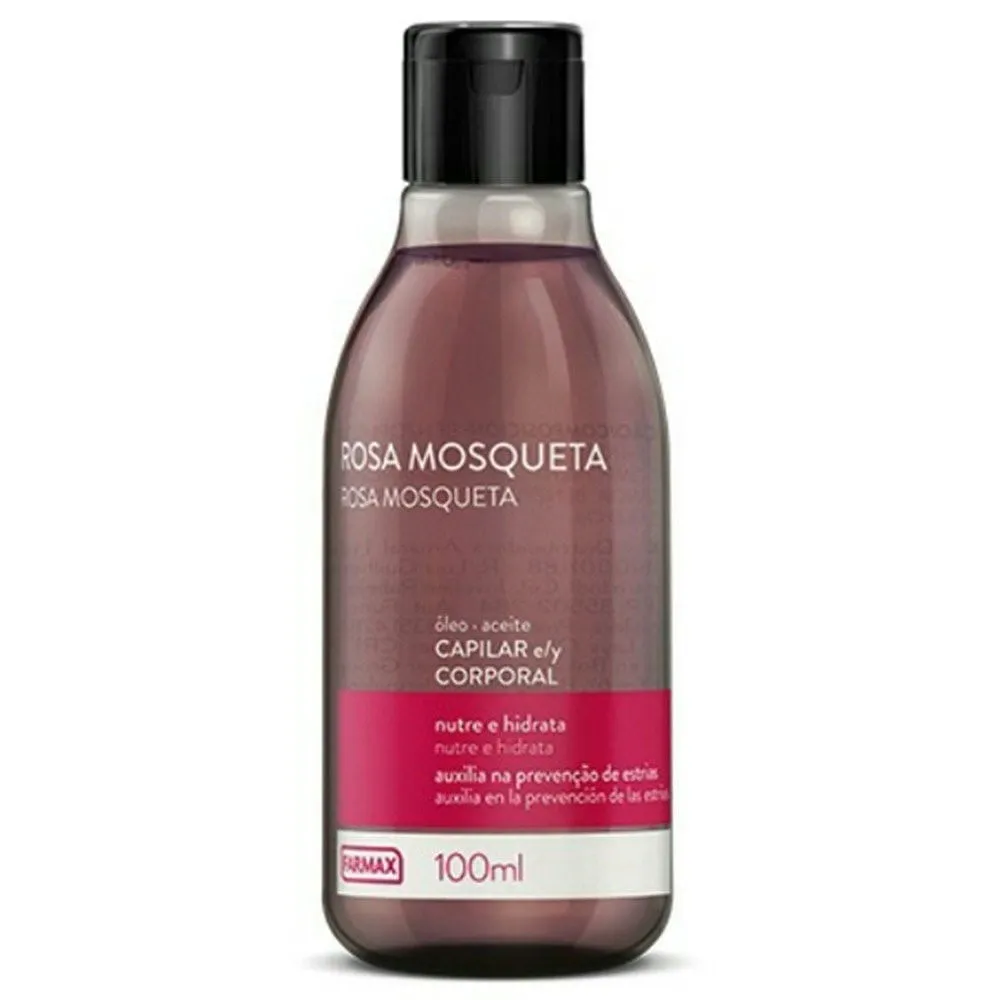 Óleo Capilar E Corporal Farmax Rosa Mosqueta 100ml