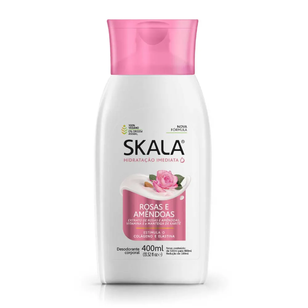 Hidratante Corporal Skala Rosas E Amêndoas 400ml