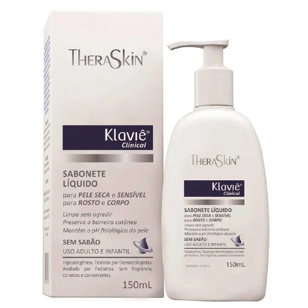 Sabonete Líquido Theraskin Klaviê Clinical 150ml