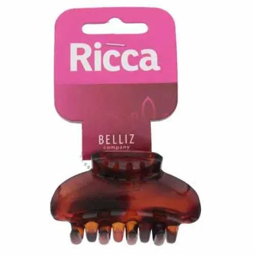 Prendedor De Cabelo Ricca Média Curva 1 Unidade