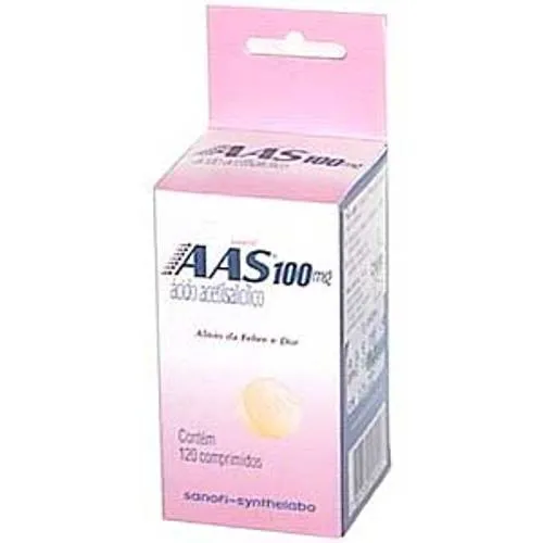 aas infantil 100mg 120 comprimidos