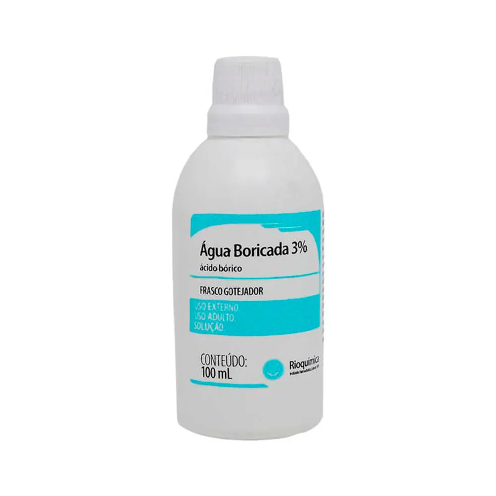 Água Boricada Rioquímica 100ml