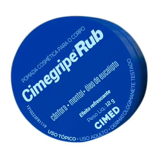 pomada cimegripe rub 12g caixa 12 unidades