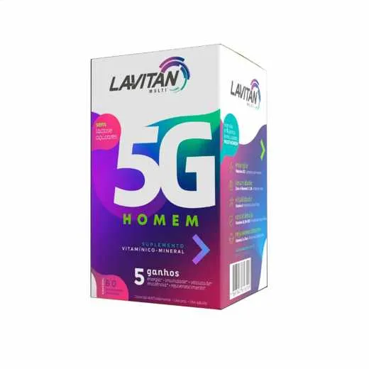 suplemento vitaminico lavitan multi 5g homem 60 comprimidos