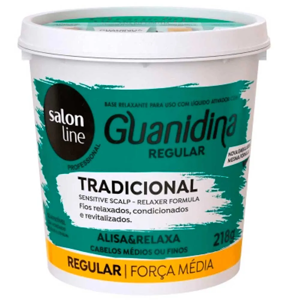 Creme Capilar Salon Line Professional Guanidida Tradicional 218g