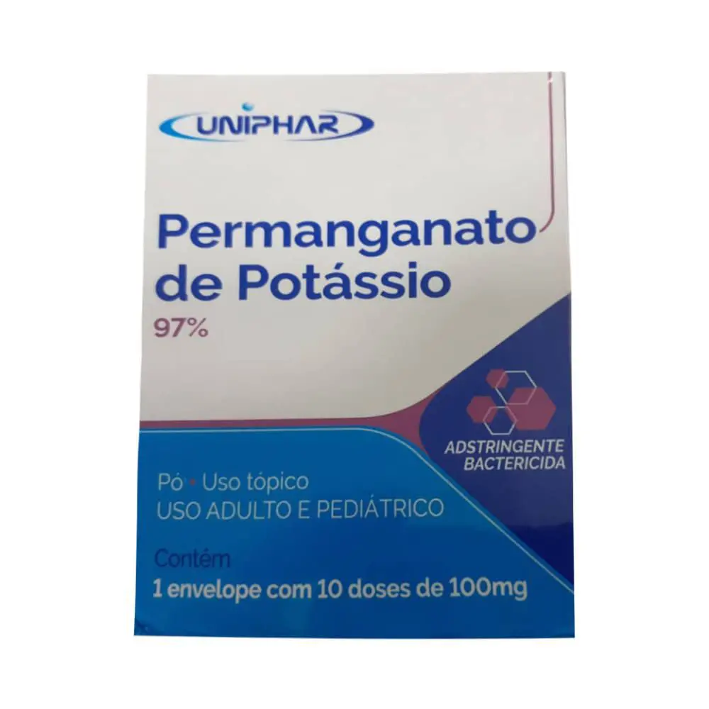 permanganato de potassio uniphar 10 unidades