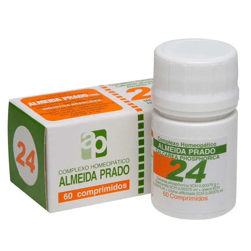 complexo homeopatico calcarea phosphorica almeida prado n? 24 60 comprimidos