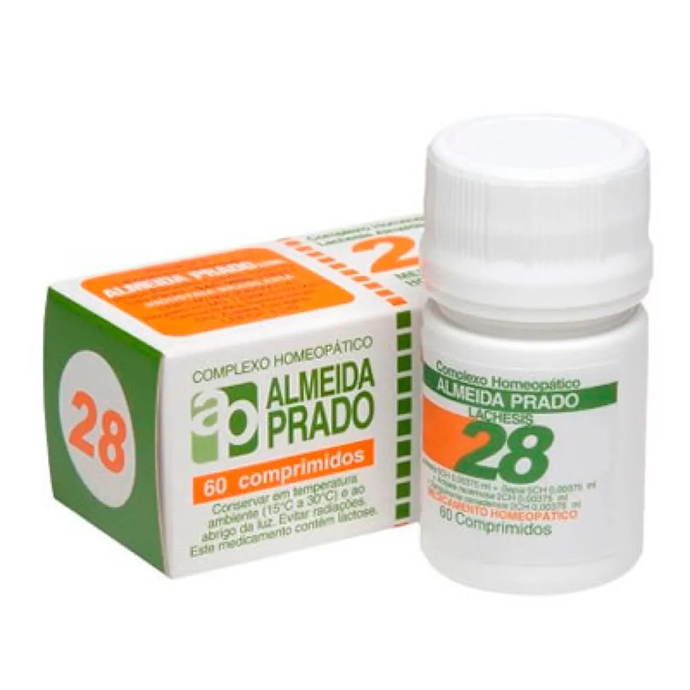 Complexo Homeopático Almeida Prado N 28 150mg 60 Comprimidos