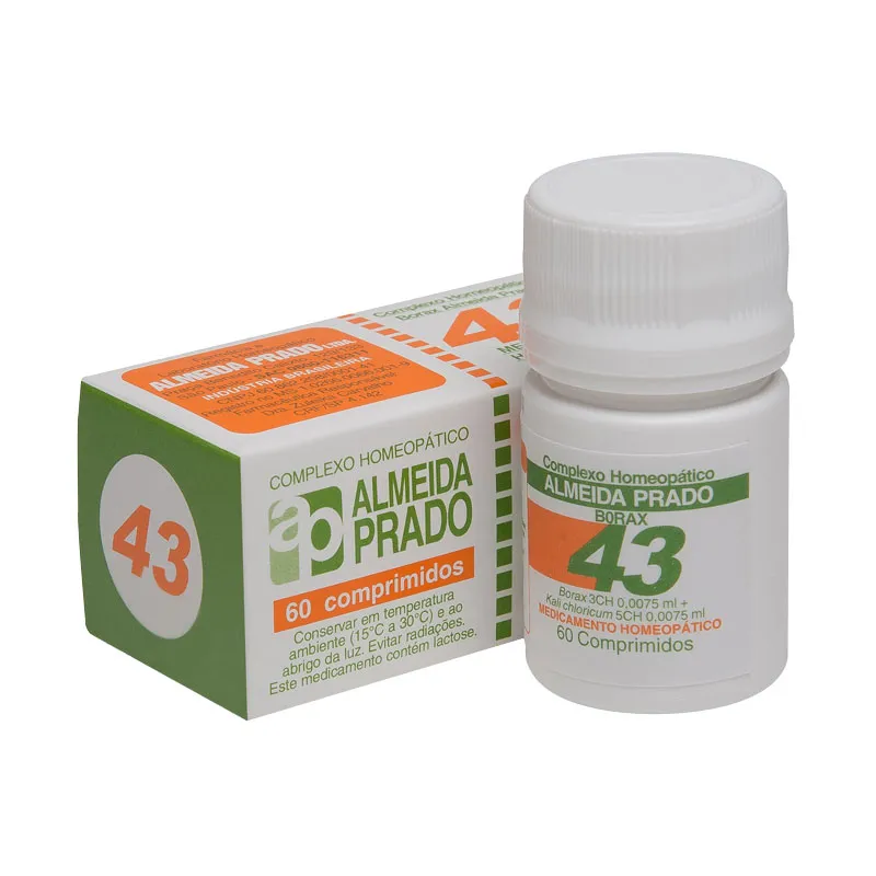 complexo homeopatico almeida prado 43 60 comprimidos