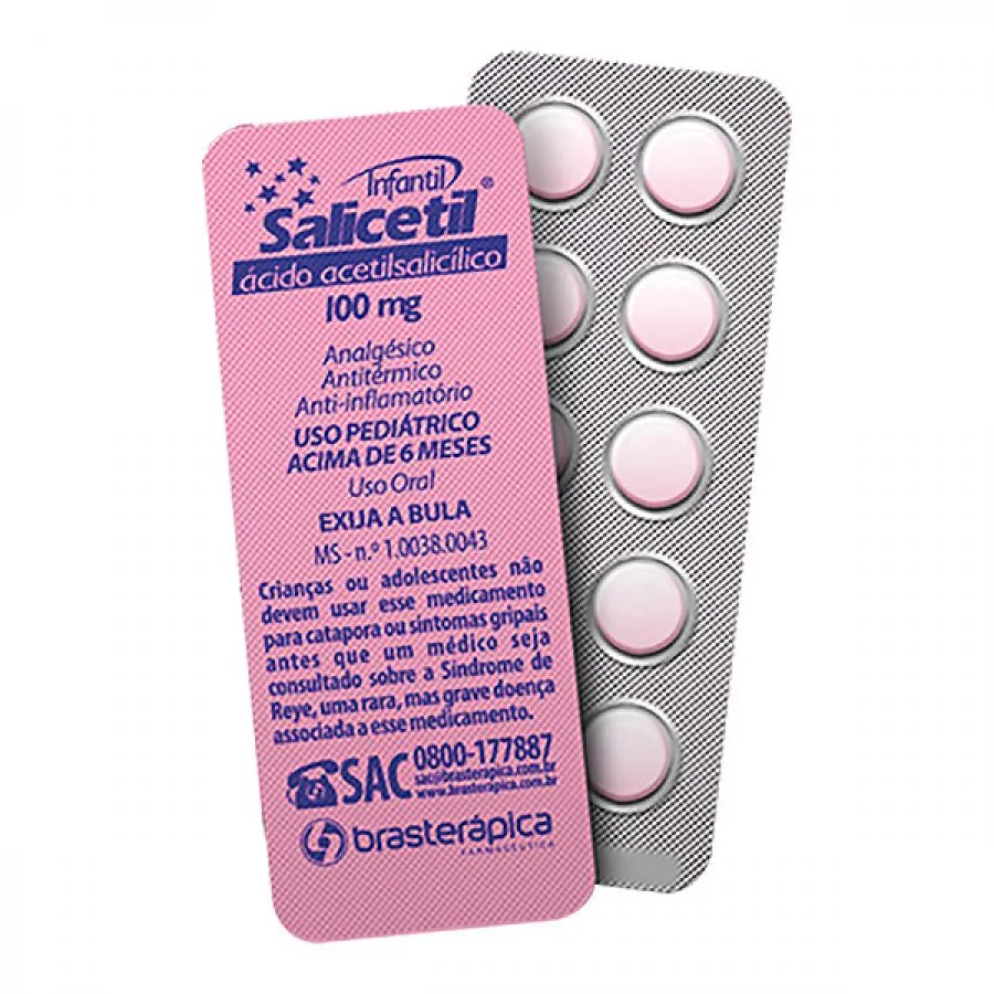 salicetil 100mg 200 comprimidos
