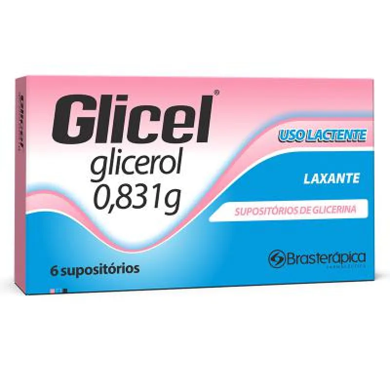 glicel 1,667g 6 supositorios