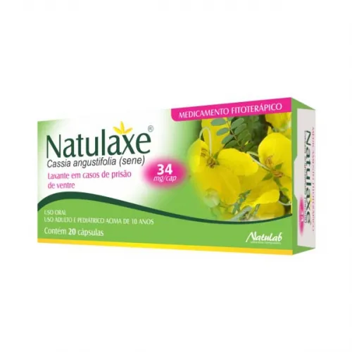 natulaxe 34mg 20 comprimidos