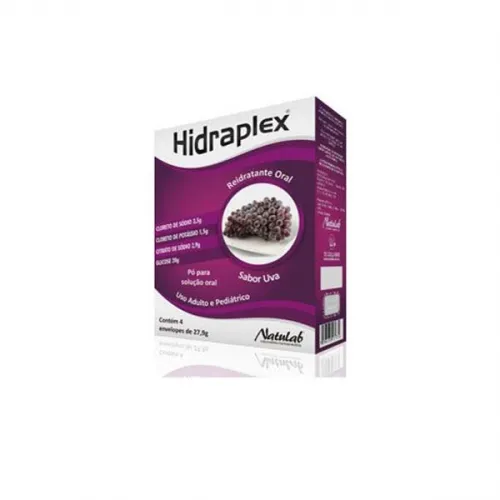 hidraplex sabor uva em pó com 4 envelopes de 27, 9g