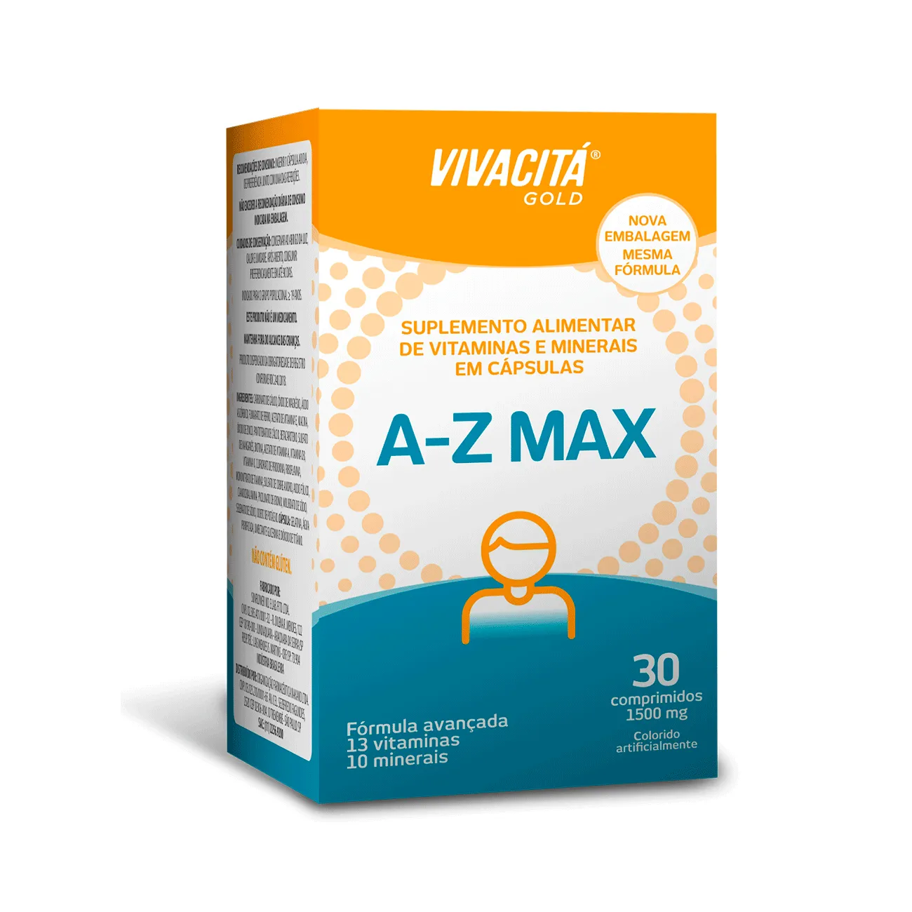 A-z Max Vivacitá Gold 30 Comprimidos