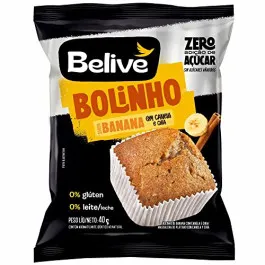 Bolinho de Banana e Canela Belive 40g