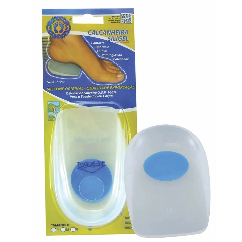Calcanheira De Silicone Ortho Pauher G 1 Par