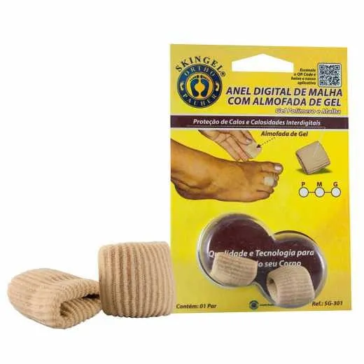 Anel Digital De Malha Ortho Pauher Skingel P 1 Par