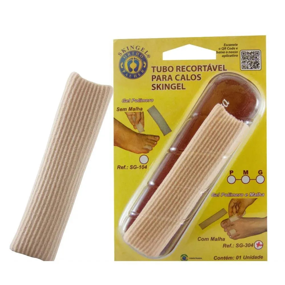 Tubo Recortável Com Malha Ortho Pauher Skingel M 1 Unidade