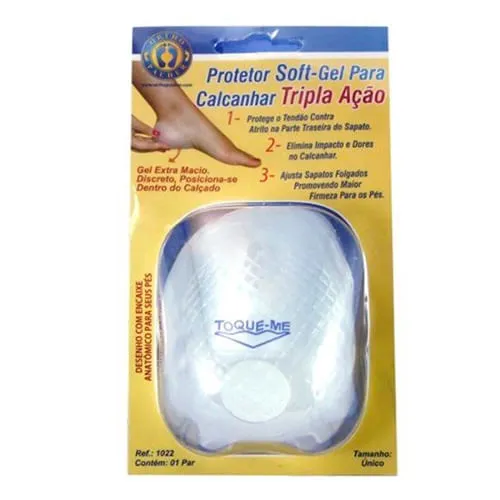 Protetor Para Calcanhar Ortho Pauher Softgel 1 Par