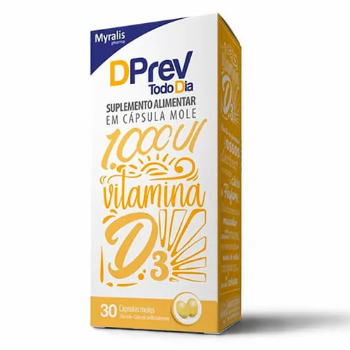 Dprev 1.000ui 30 Comprimidos Revestidos