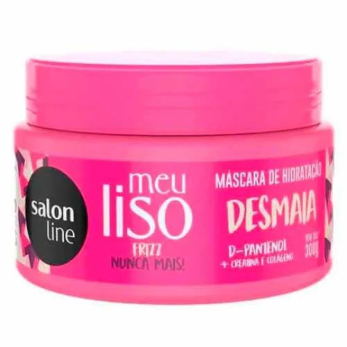Máscara De Hidratação Capilar Intensa Salon Line Meu Liso #demais 300g