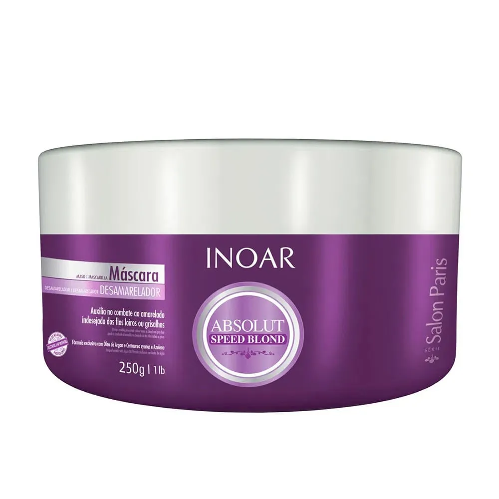 Máscara De Tratamento Capilar Inoar Absolut Speed Blond 250g